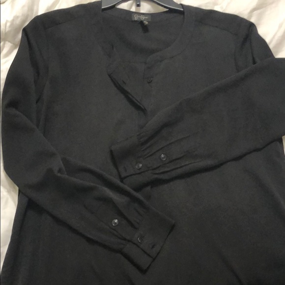 Jessica Simpson Black High-low Tunic - Picture 4 of 4